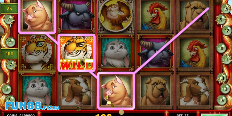 Chinese New Year - Khám Phá Trò Chơi Nổ Hũ Hấp Dẫn Nhất 2026 3 Các tính năng trong trò chơi nổ hũ Chinese New Year