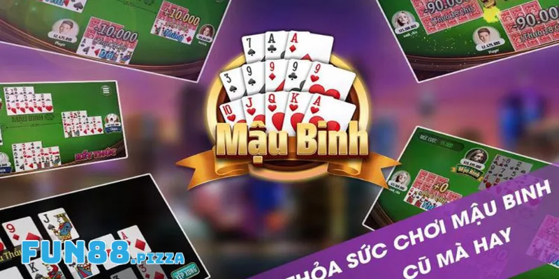 Mậu Binh Fun88 - Thiên Đường Đánh Bài Đổi Thưởng Hấp Dẫn 3 Điểm qua các sảnh game bài Mậu Binh tại Fun88
